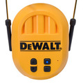 Dewalt høreværn med Bluetooth sort/gul